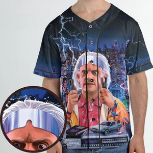 Great Scott! Back To The Future Unisex Baseball Jersey