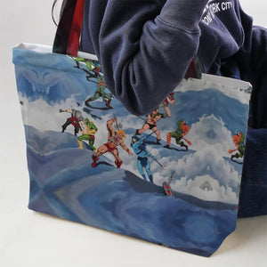 MOTU Castle Grayskull Battle Large Tote Bag