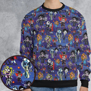 Tim Burton Movies All-over Print Sweatshirt