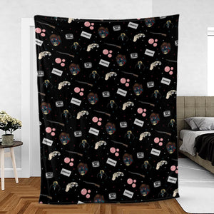 Consume They Live Patterns Fleece Blanket