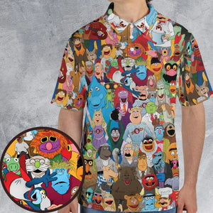 The Great Muppet Jubilee The Muppet AOP Men/Women Polo Shirt