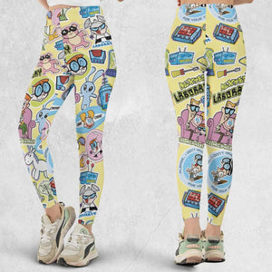 Dee Dee Mandark Dexter's Laboratory Funny Legging