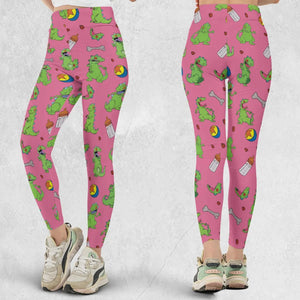 Rugrats Reptar Pattern Legging