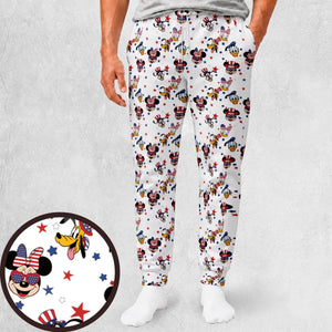 4th of July Cartoon Sweatpants