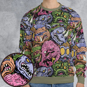 Nostalgic Villains Teenage Mutant Ninja Turtles All-over Print Sweatshirt