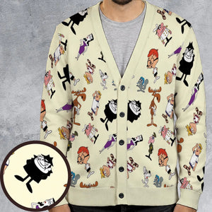 60s The Adventures Of Rocky And Bullwinkle and Friends Cardigan