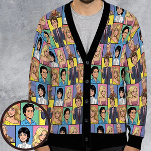 Sitcom Energy Three's Company Cardigan