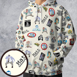 Chris Farley Matt Foley Motivational SNL All-over Print Hoodie