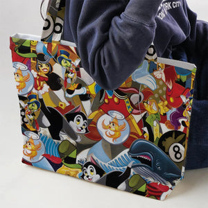 Pinocchio Seamless Large Tote Bag