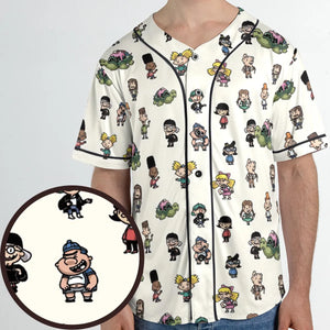Hey Arnold Characters Unisex Baseball Jersey