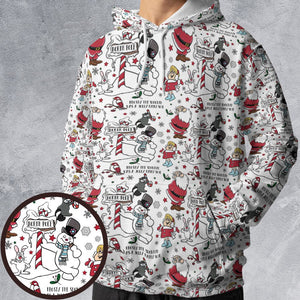 All-over Print Hoodie - PNXQBYGK - - 1