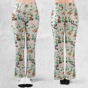Kung Fu Panda Characters Flare Leggings