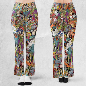 Retro Gamer Crash Bandicoot Flare Leggings