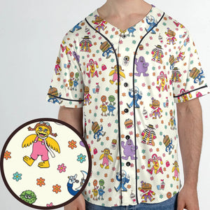 BADA BOP BA BA Mcdonaldland Unisex Baseball Jersey