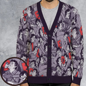 Chainsaw Evil Dead Seamless Cardigan