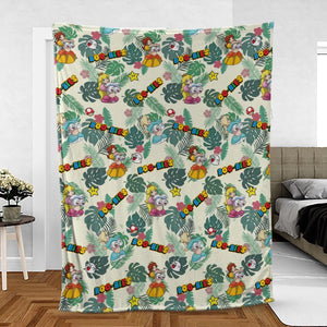 Super Mario Boo-Bies Pattern Fleece Blanket