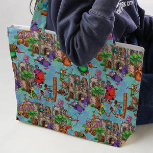 Steal From the Rich Robin Hood Large Tote Bag