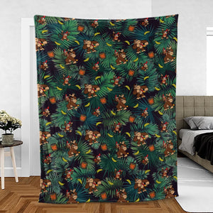 Donkey Kong Nintendo Video Games Fleece Blanket