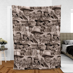 Of these Wayne Westerns Fleece Blanket