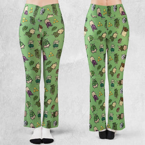 Korok Style The Legend of Zelda Flare Leggings