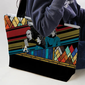 The Next Generation Star Trek Large Tote Bag