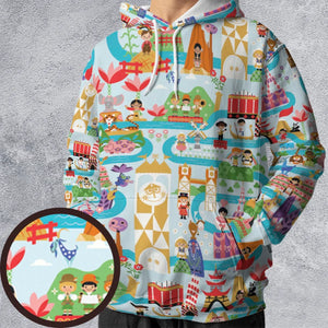 It's Small World Map All-over Print Hoodie