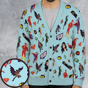 Superhero Style Justice League Cardigan