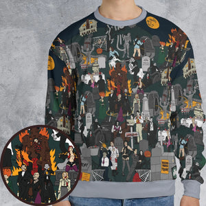 Horror Street All-over Print Sweatshirt