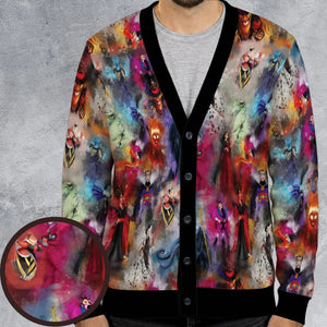 Watercolor Villains Cardigan
