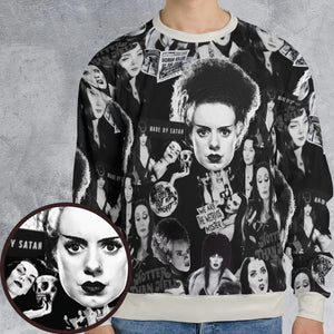 Horror Ladies Slay Collage Classic Horror Movies All-over Print Sweatshirt