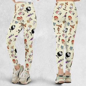 60s The Adventures Of Rocky And Bullwinkle and Friends Legging