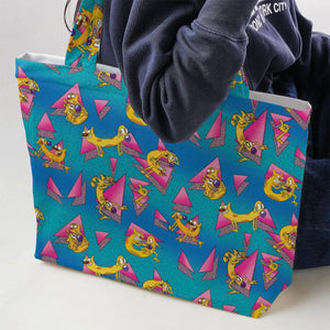CatDog Nickelodeon Pattern Large Tote Bag