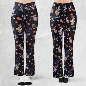Happy Halloween Flare Leggings
