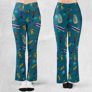 Josie And The Pussy Cats in Outer Space Flare Leggings