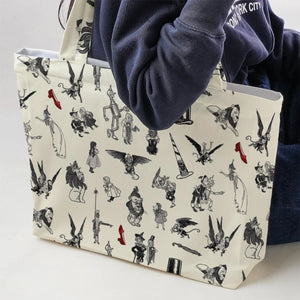 Wizard of Oz Vintage Adapt Large Tote Bag
