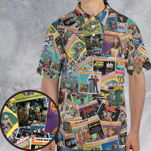 View-Master Collage AOP Men/Women Polo Shirt