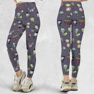 Invader Zim Pattern Legging