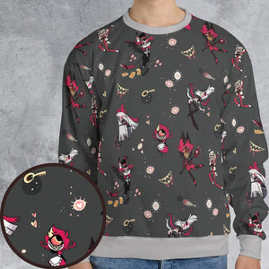 Helluva Hazbin All-over Print Sweatshirt