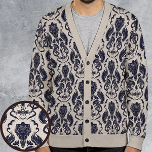Alien Xenomorph Pattern Cardigan