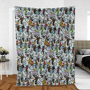 Tour De Muppet The Muppet Movie Fleece Blanket