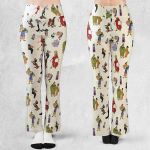 Kuzco and Friends The Emperor's New Groove Flare Leggings