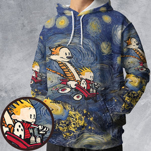 All-over Print Hoodie - 3J7SEN2T - - 1