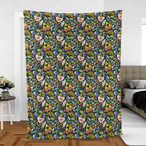 Zelda Theme Items Fleece Blanket