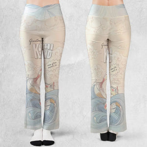 Kyoshi Island Avatar The Last Airbender Flare Leggings
