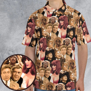 Mel Brook's movies collage AOP Men/Women Polo Shirt
