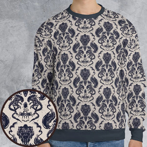 Alien Xenomorph Pattern All-over Print Sweatshirt