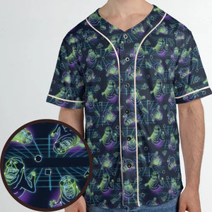 The Real Ghostbusters Slimer Classics Retro Unisex Baseball Jersey