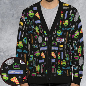 The TMNT Pixel Characters Cardigan