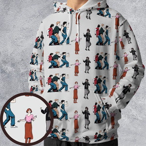 The Breakfast Club Characters Pattern All-over Print Hoodie