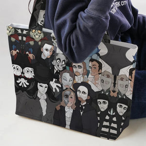 Faces The Phantom of Opera Large Tote Bag